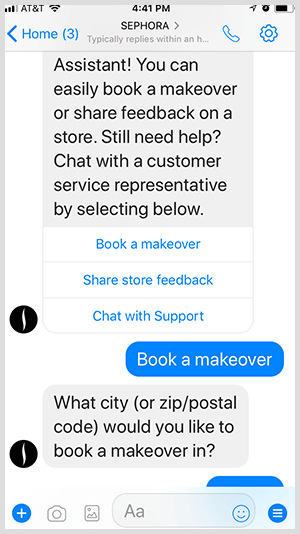 sephora chatbot