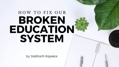how to fix broken education system