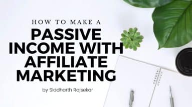 passive income with affiliate marketing