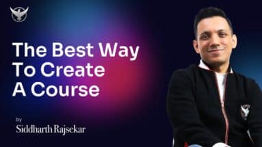 best way to create a course